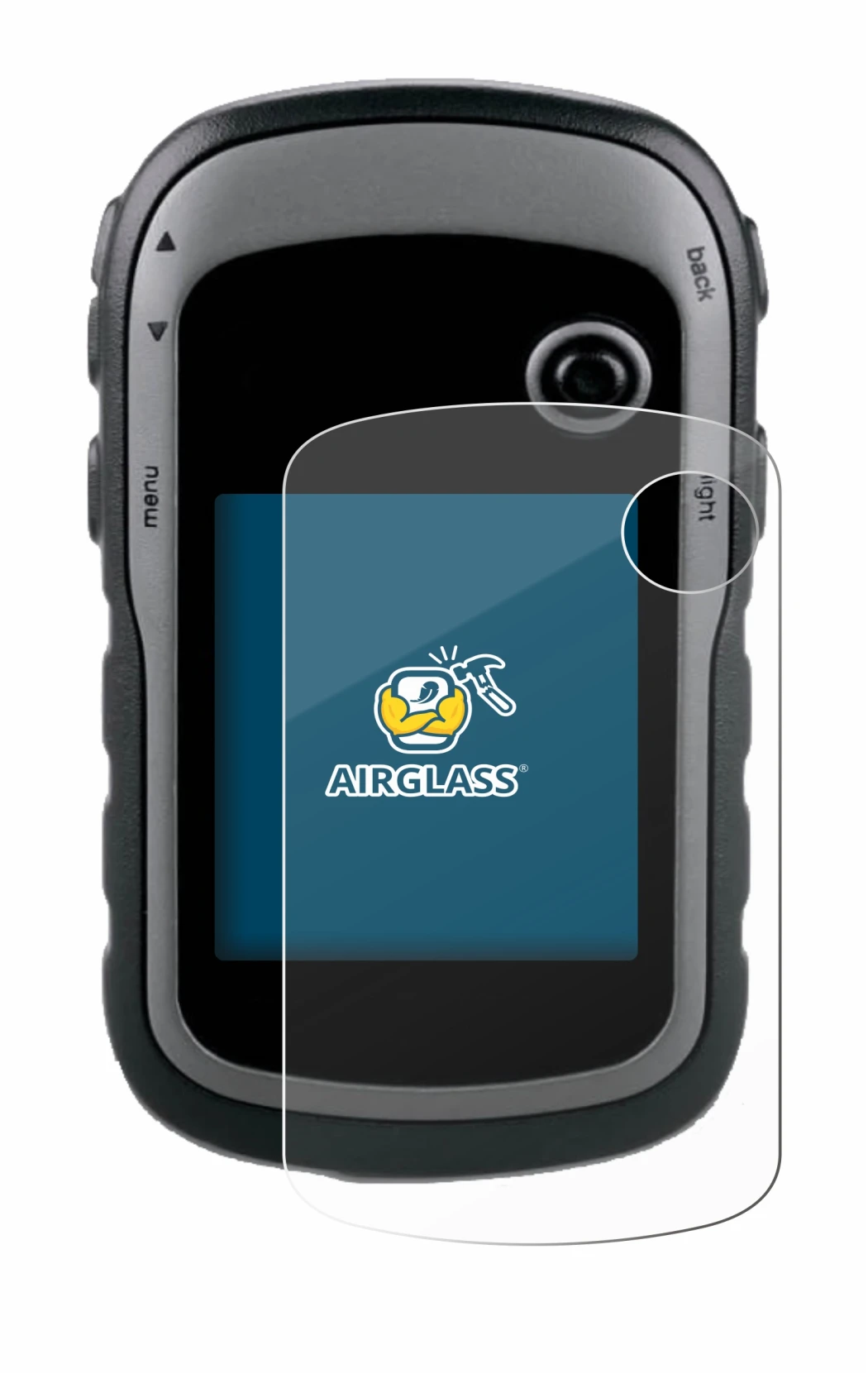 Image de l'appareil Garmin eTrex 30x avec une grande variété de protections d'écran.