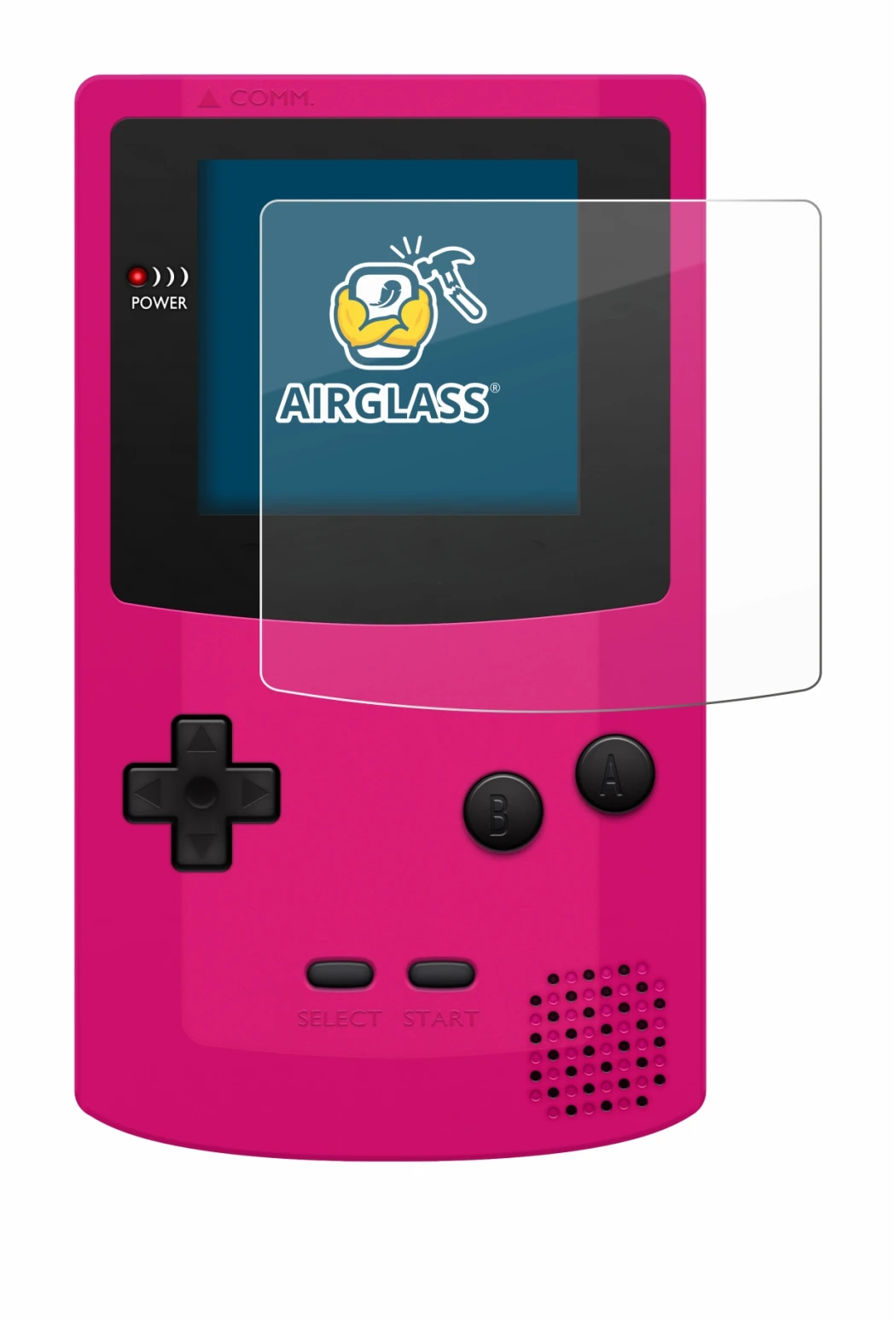 Image de l'appareil Nintendo Gameboy Color avec une grande variété de protections d'écran.