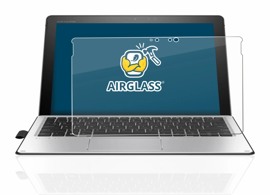 Image de l'appareil HP Elite x2 1012 G2 avec une grande variété de protections d'écran.