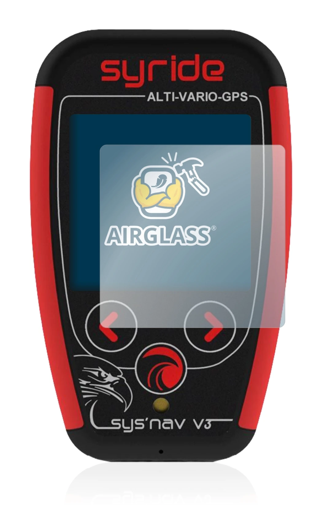 Image de l'appareil Syride Sys'Nav V3 avec une grande variété de protections d'écran.