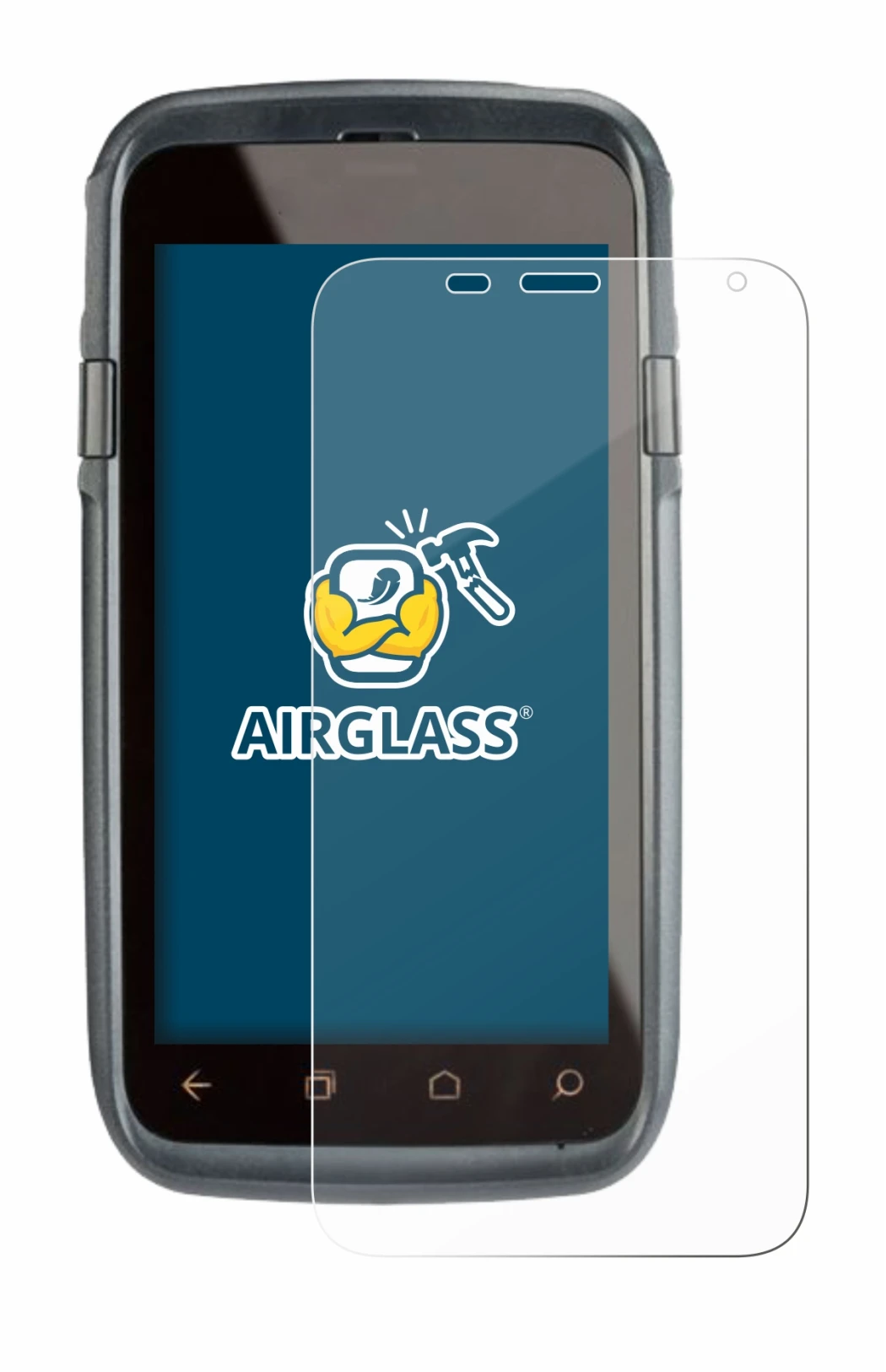 Image de l'appareil Honeywell Dolphin CT60 avec une grande variété de protections d'écran.