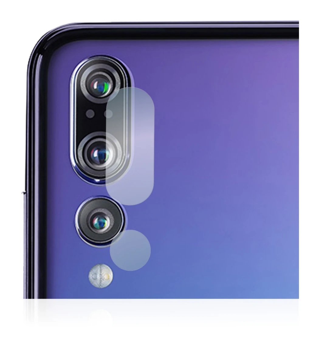 Image de l'appareil Huawei P20 Pro (Caméra UNIQUEMENT) avec une grande variété de protections d'écran.
