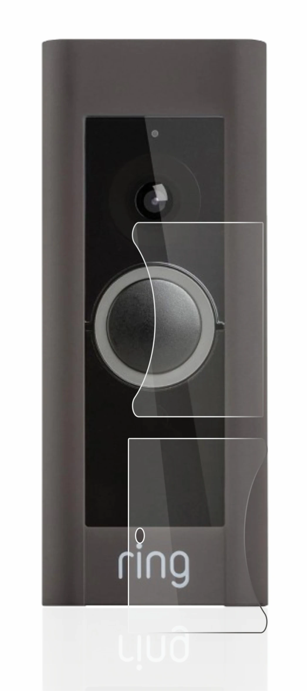 Image de l'appareil Ring Video Doorbell Pro avec une grande variété de protections d'écran.