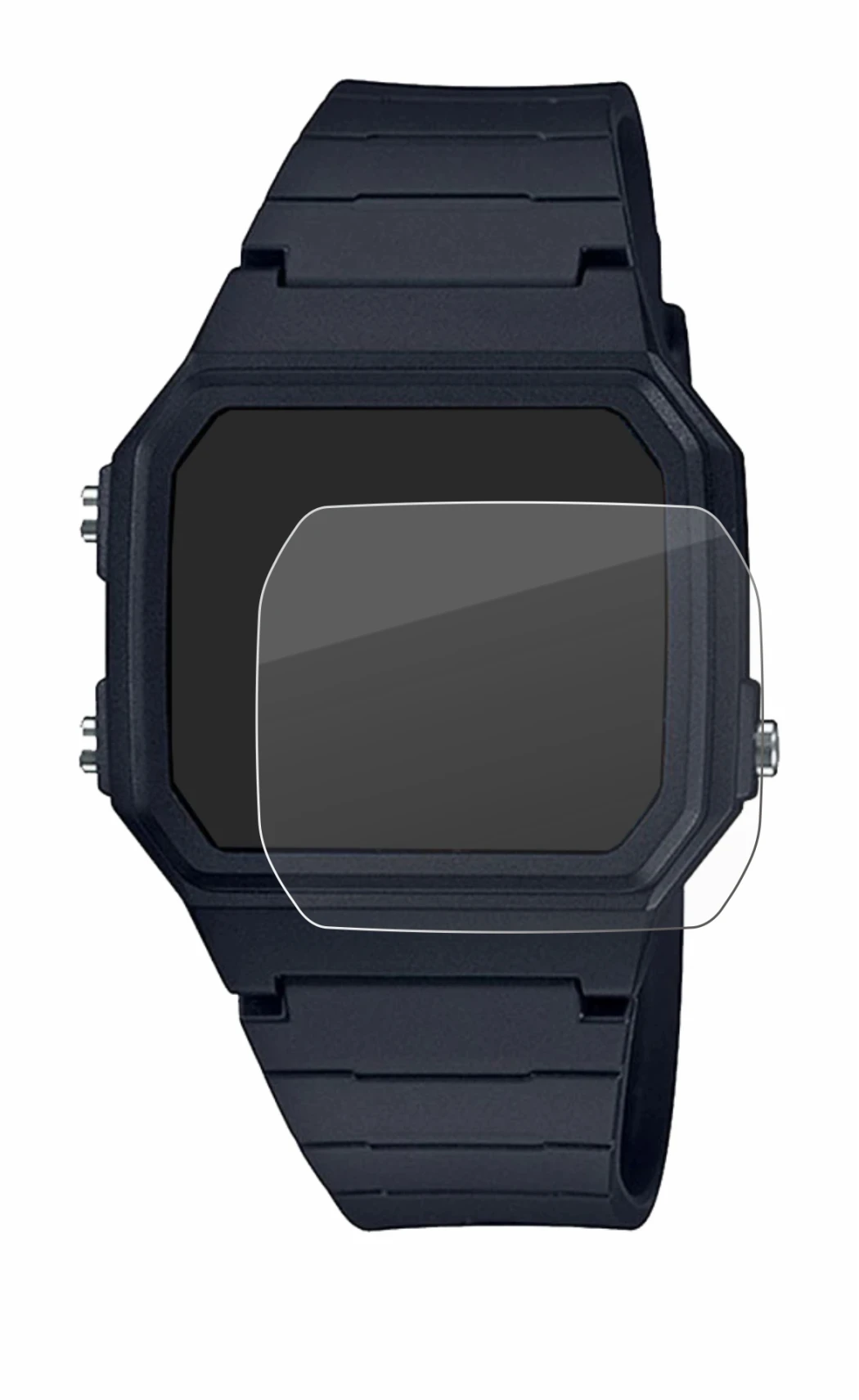 Image de l'appareil Casio Unisex F-91W avec une grande variété de protections d'écran.