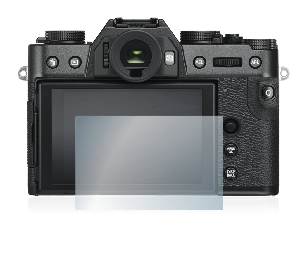 Image de l'appareil Fujifilm X-T30 avec une grande variété de protections d'écran.