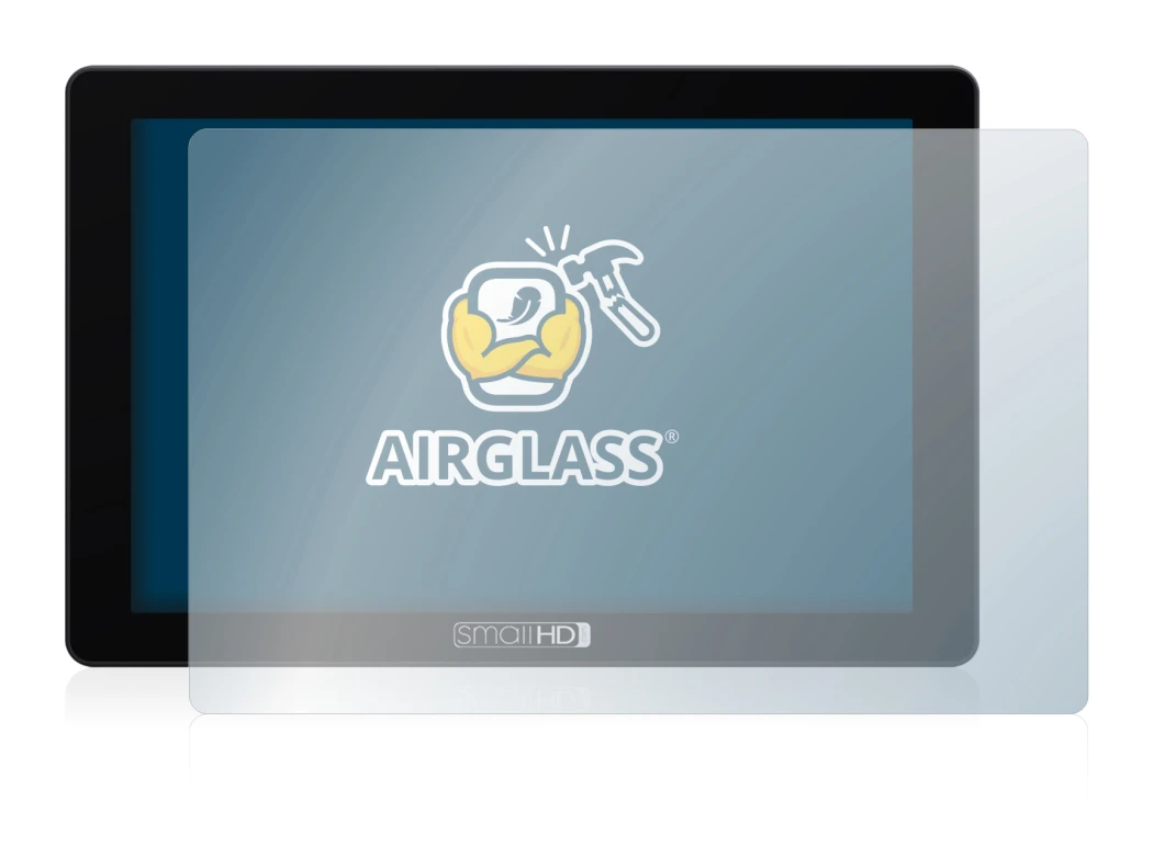 Image de l'appareil SmallHD 702 Touch avec une grande variété de protections d'écran.