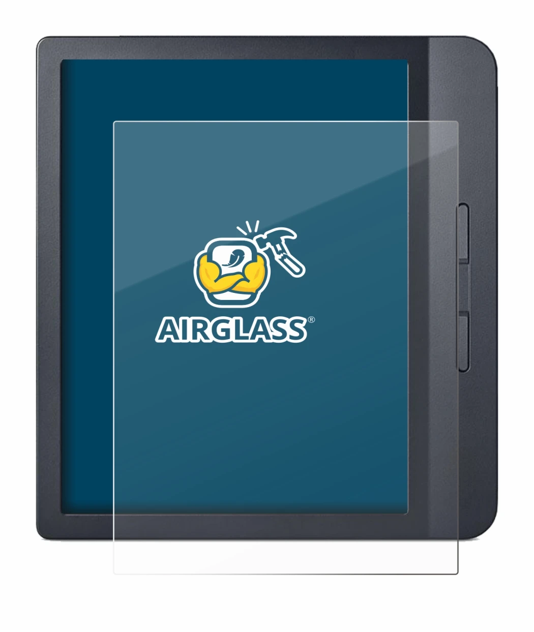 Image de l'appareil Kobo Libra H2O avec une grande variété de protections d'écran.