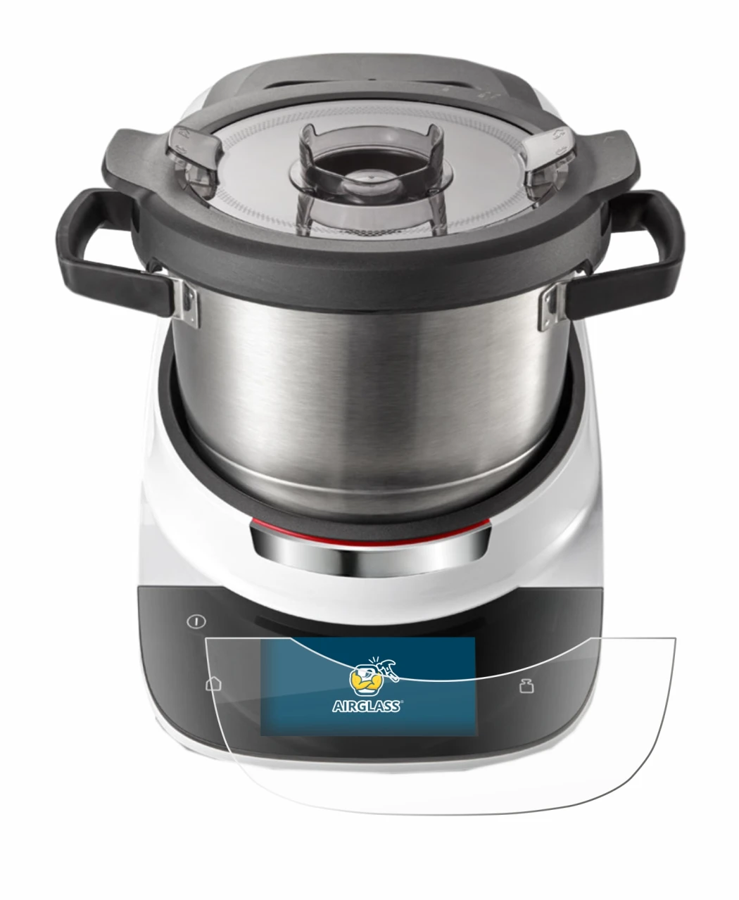 Image de l'appareil Bosch Cookit avec une grande variété de protections d'écran.
