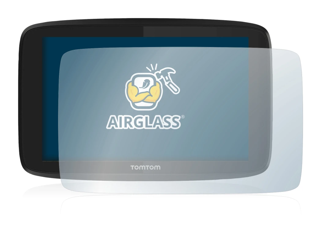 Image de l'appareil TomTom Go Professional 6200 avec une grande variété de protections d'écran.