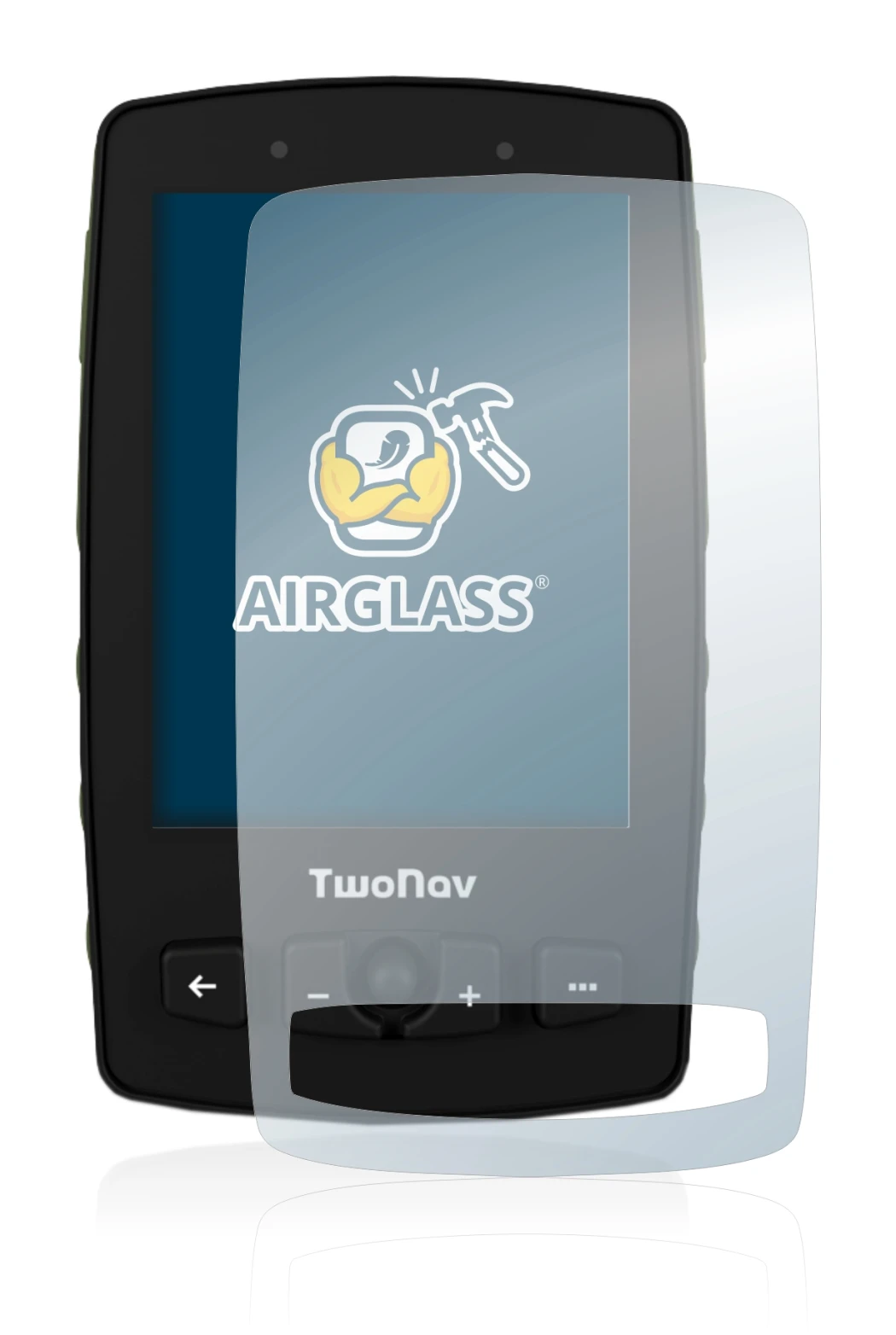 Image de l'appareil TwoNav Aventura 2 avec une grande variété de protections d'écran.
