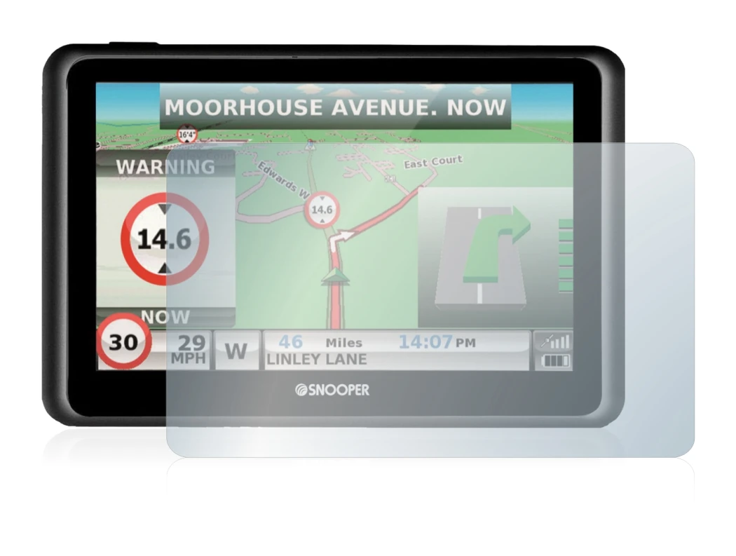 Image de l'appareil Snooper Truckmate S6900 avec une grande variété de protections d'écran.