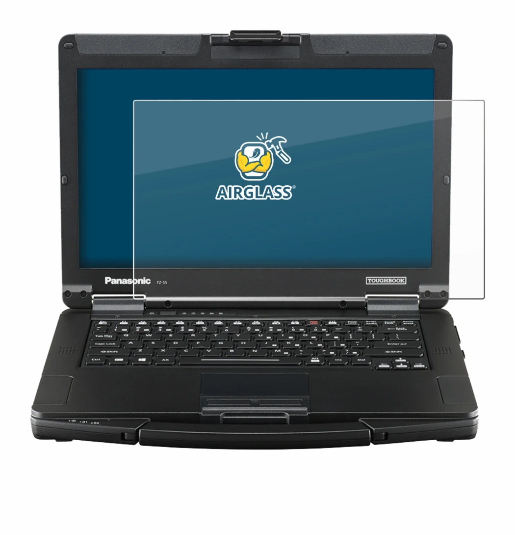 Image de l'appareil Panasonic Toughbook FZ-55 Full HD avec une grande variété de protections d'écran.