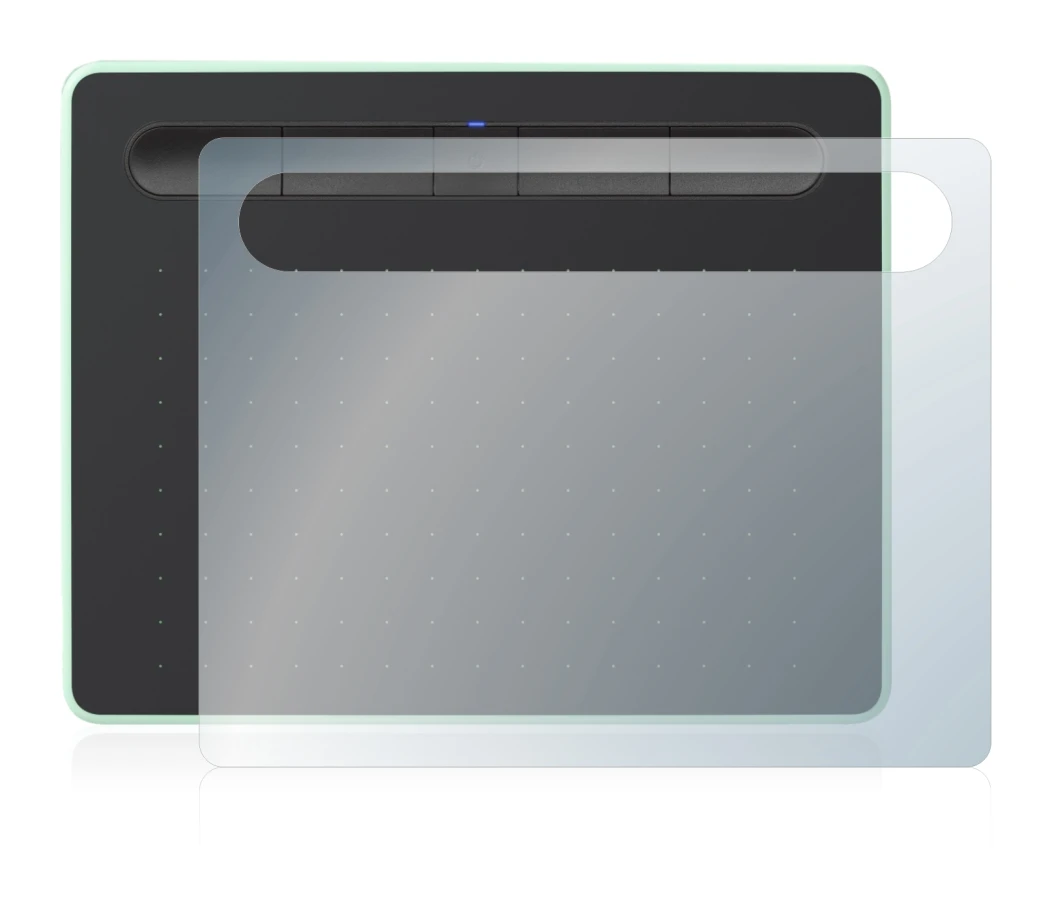 Image de l'appareil Wacom Intuos S Bluetooth avec une grande variété de protections d'écran.