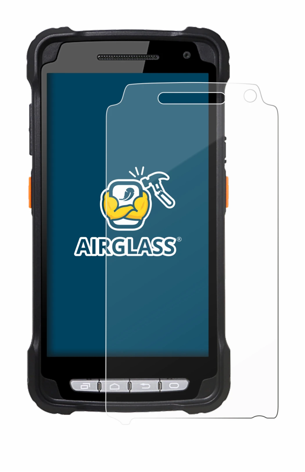 Image de l'appareil Point Mobile PM90 avec une grande variété de protections d'écran.