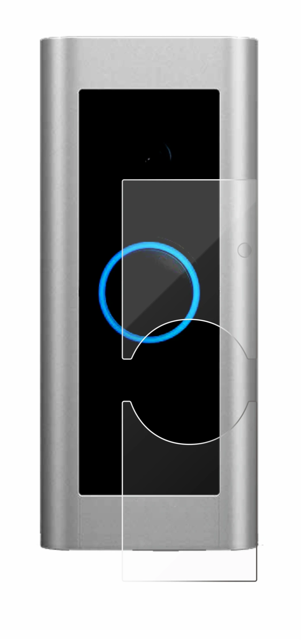 Image de l'appareil Ring Video Doorbell Pro 2 avec une grande variété de protections d'écran.