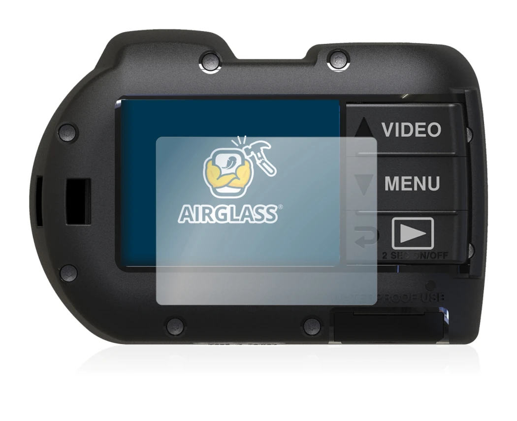 Image de l'appareil SeaLife Micro 3.0 avec une grande variété de protections d'écran.