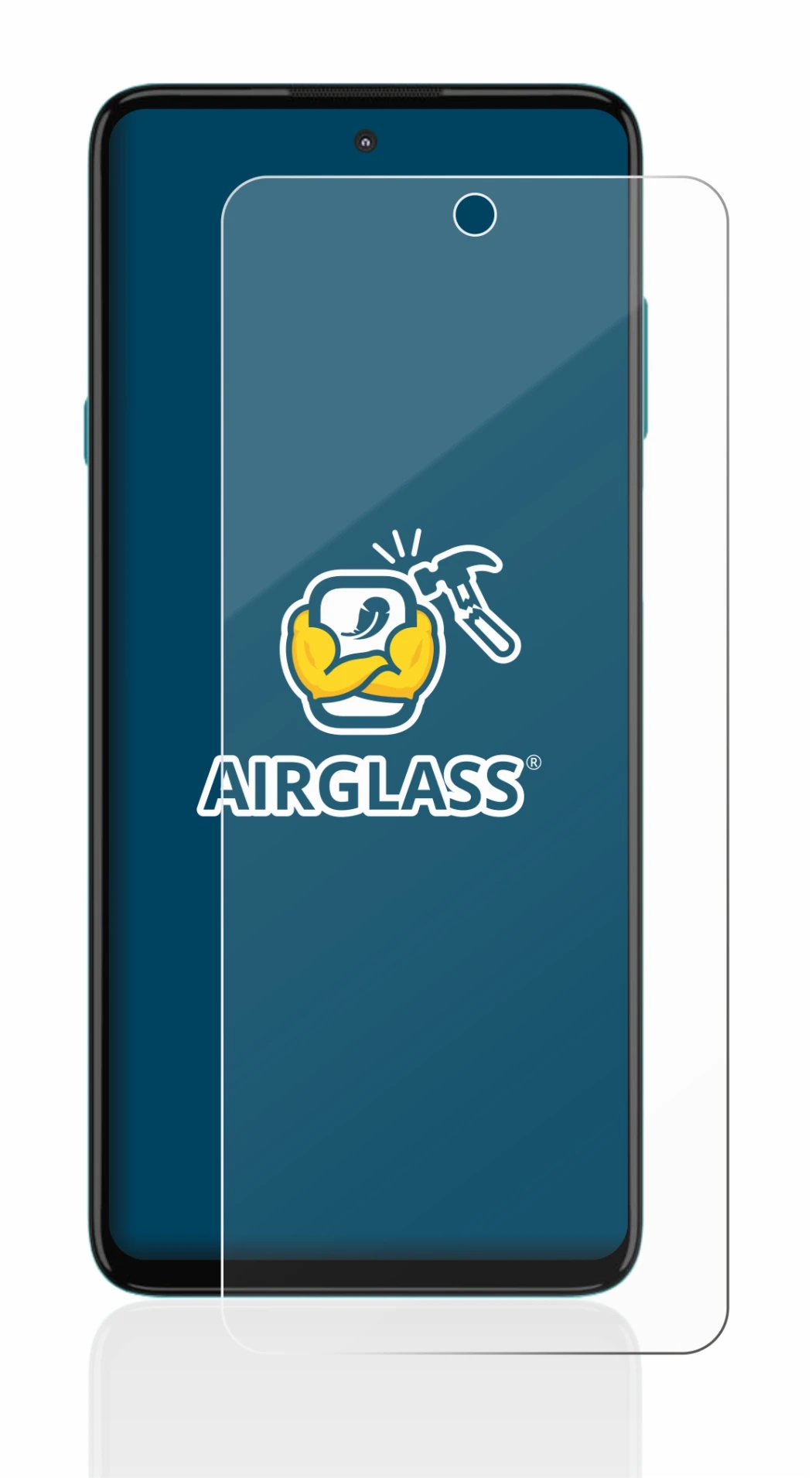 Image de l'appareil Motorola Edge 20 Lite avec une grande variété de protections d'écran.