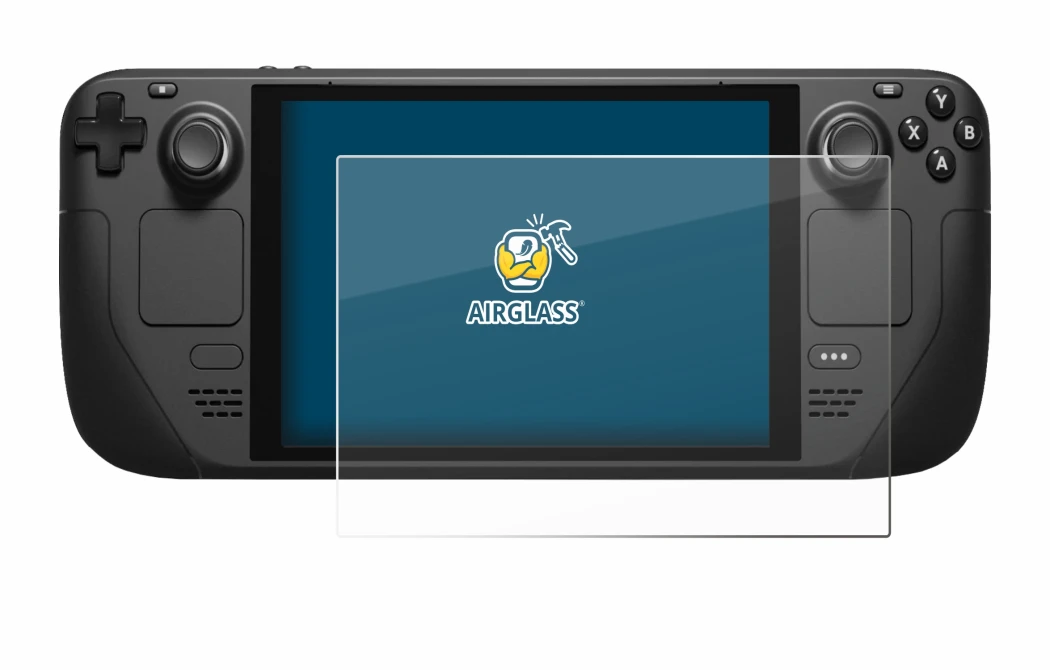 Image de l'appareil Valve Steam Deck avec une grande variété de protections d'écran.