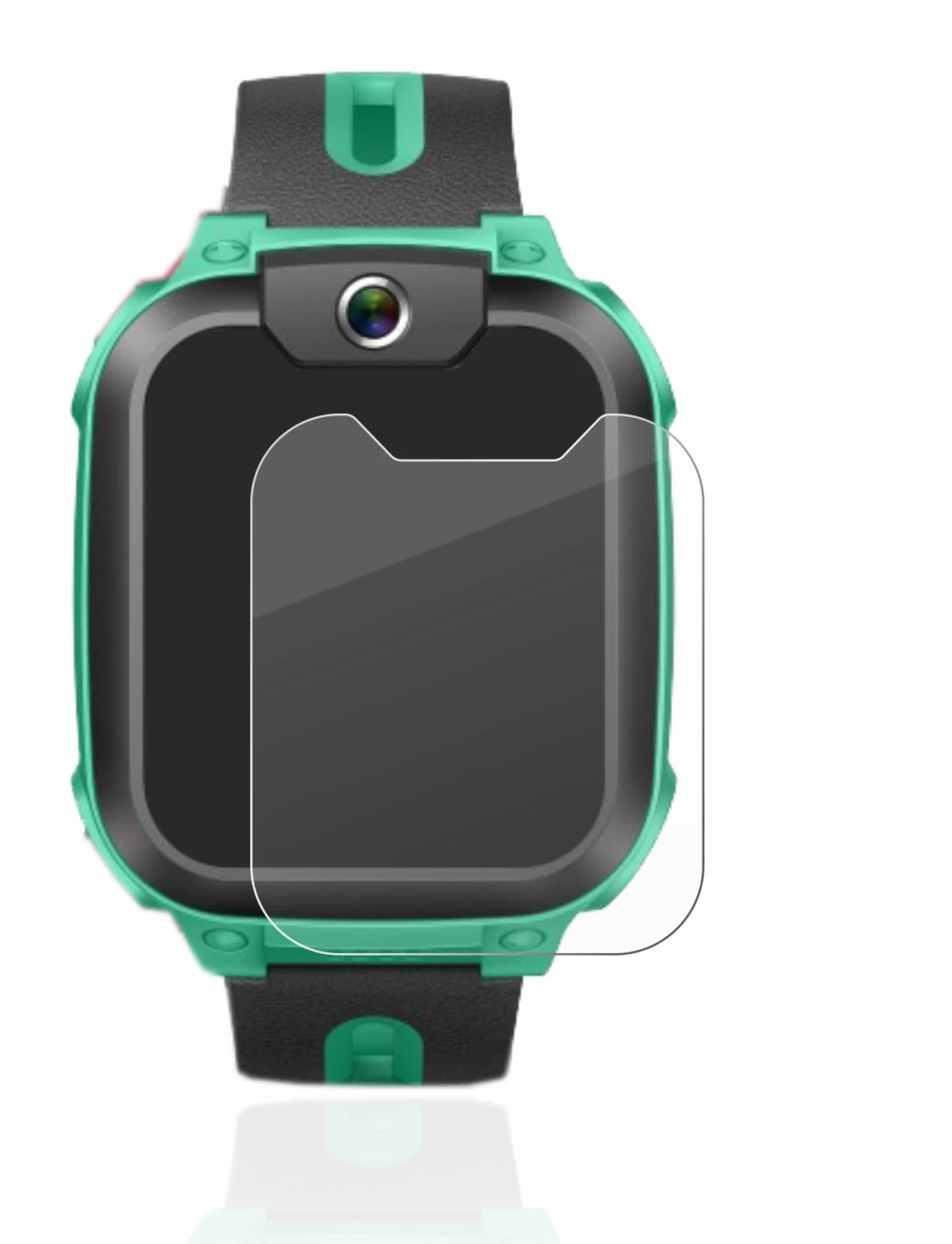 Image de l'appareil Imoo Watch Phone Z1 avec une grande variété de protections d'écran.