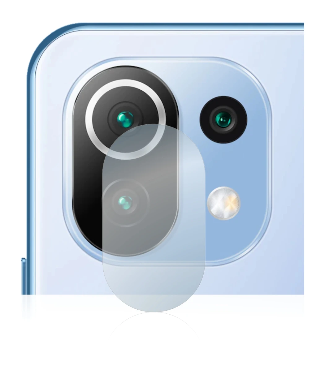 Image de l'appareil Xiaomi 11 Lite 5G NE (Caméra UNIQUEMENT) avec une grande variété de protections d'écran.