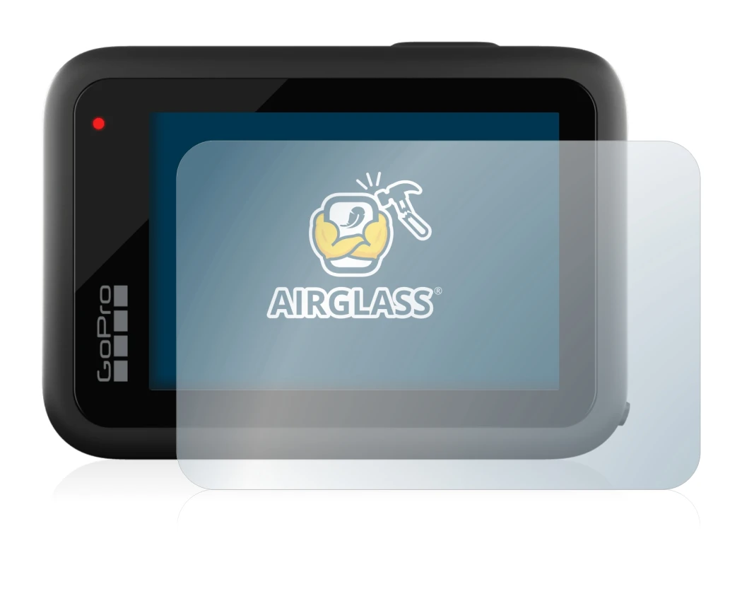 Image de l'appareil GoPro Hero 10 Black avec une grande variété de protections d'écran.