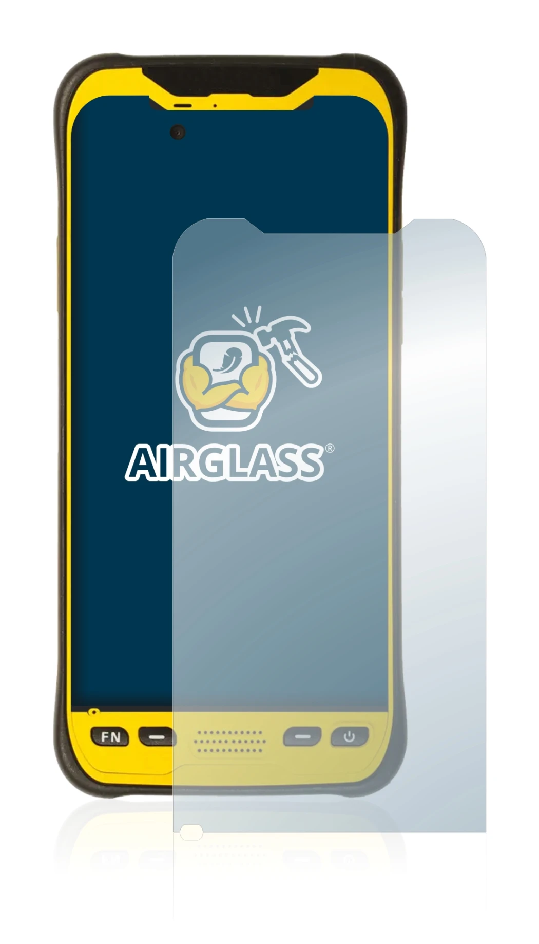 Image de l'appareil Trimble TDC600 avec une grande variété de protections d'écran.