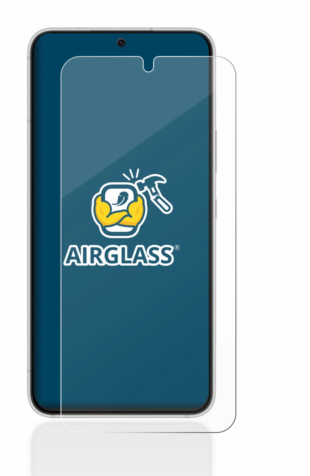 Image de l'appareil Samsung Galaxy S22 5G avec une grande variété de protections d'écran.