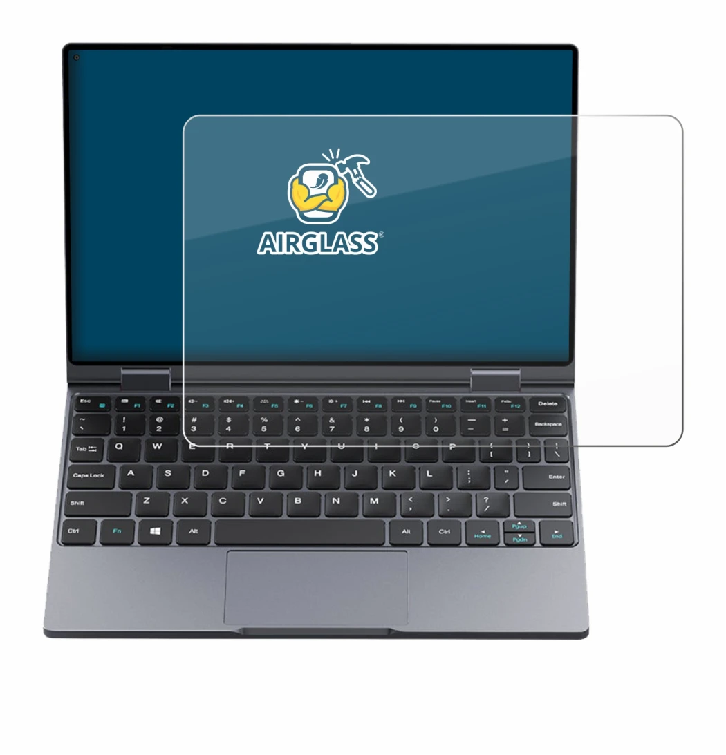 Image de l'appareil Chuwi MiniBook X avec une grande variété de protections d'écran.