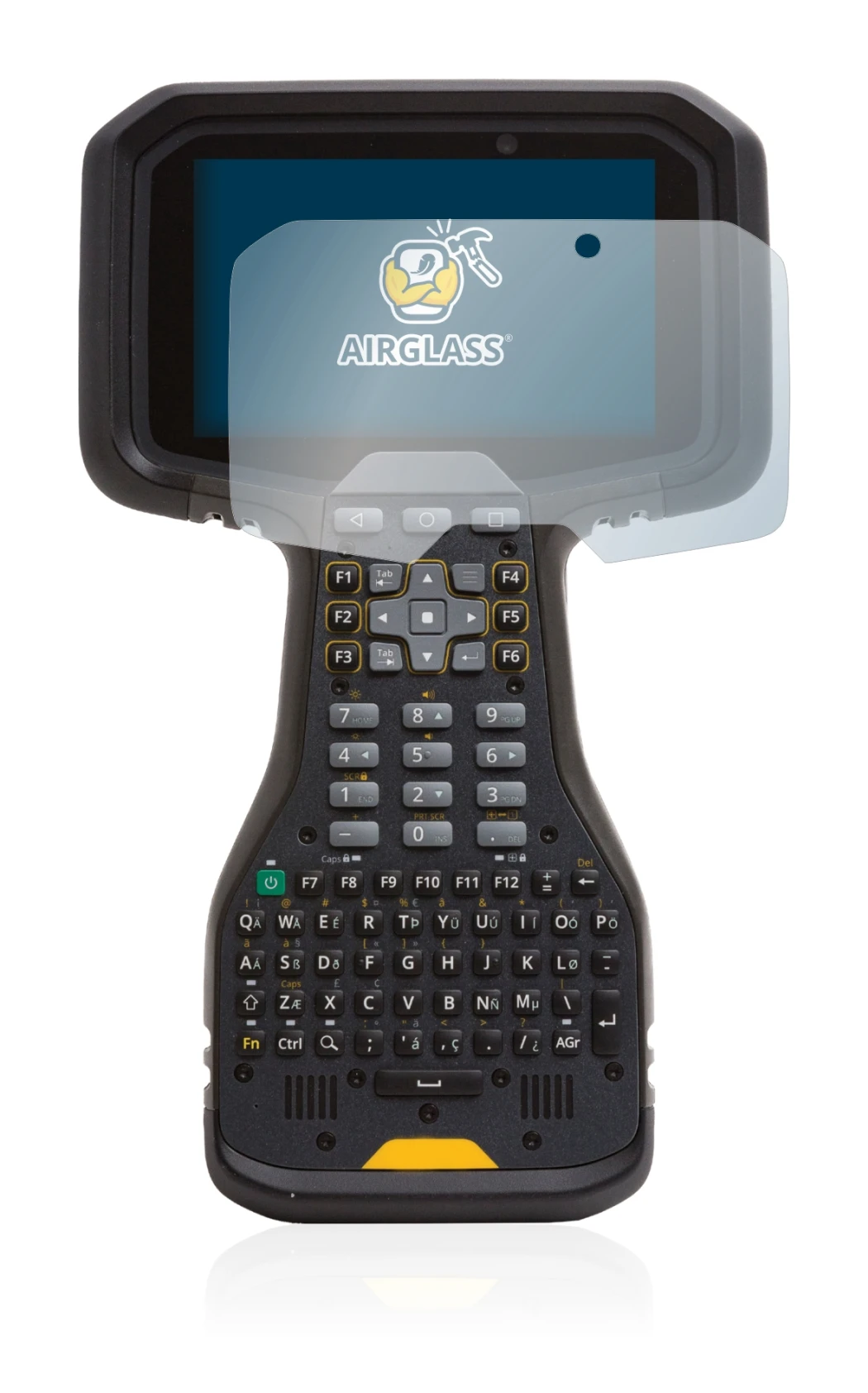 Image de l'appareil Trimble TSC5 avec une grande variété de protections d'écran.
