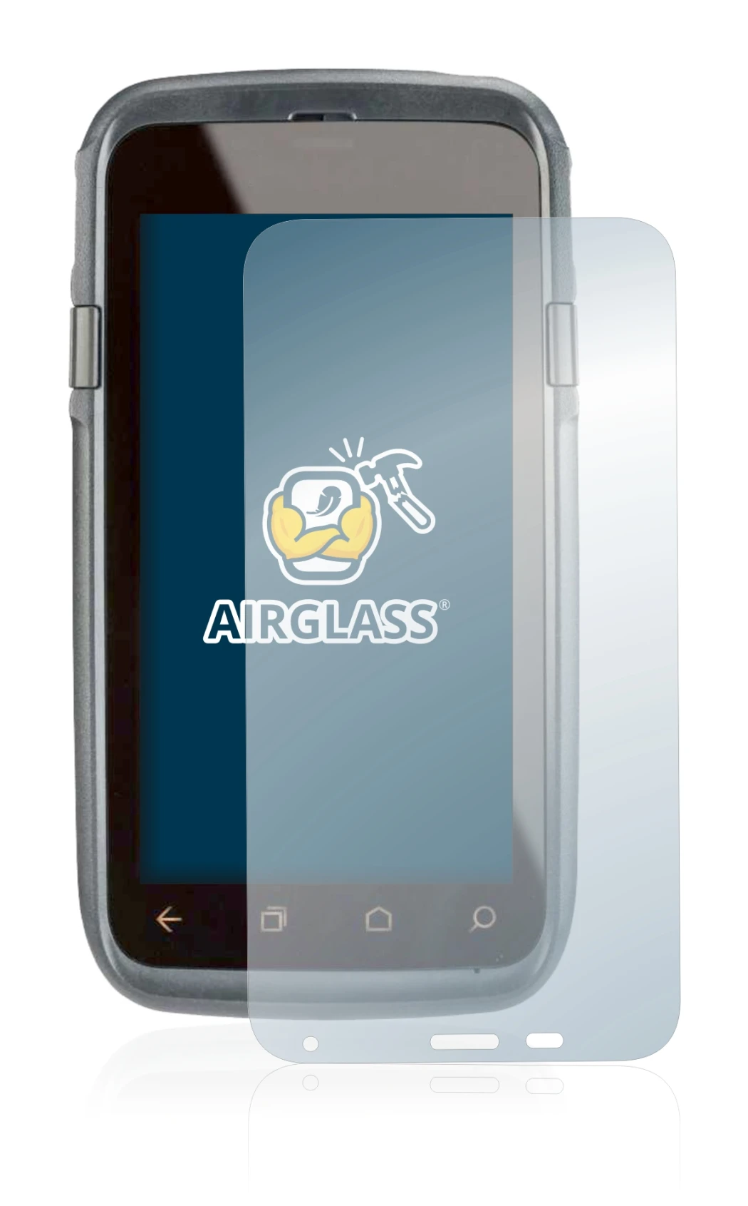 Image de l'appareil Honeywell Dolphin CT60 XP avec une grande variété de protections d'écran.