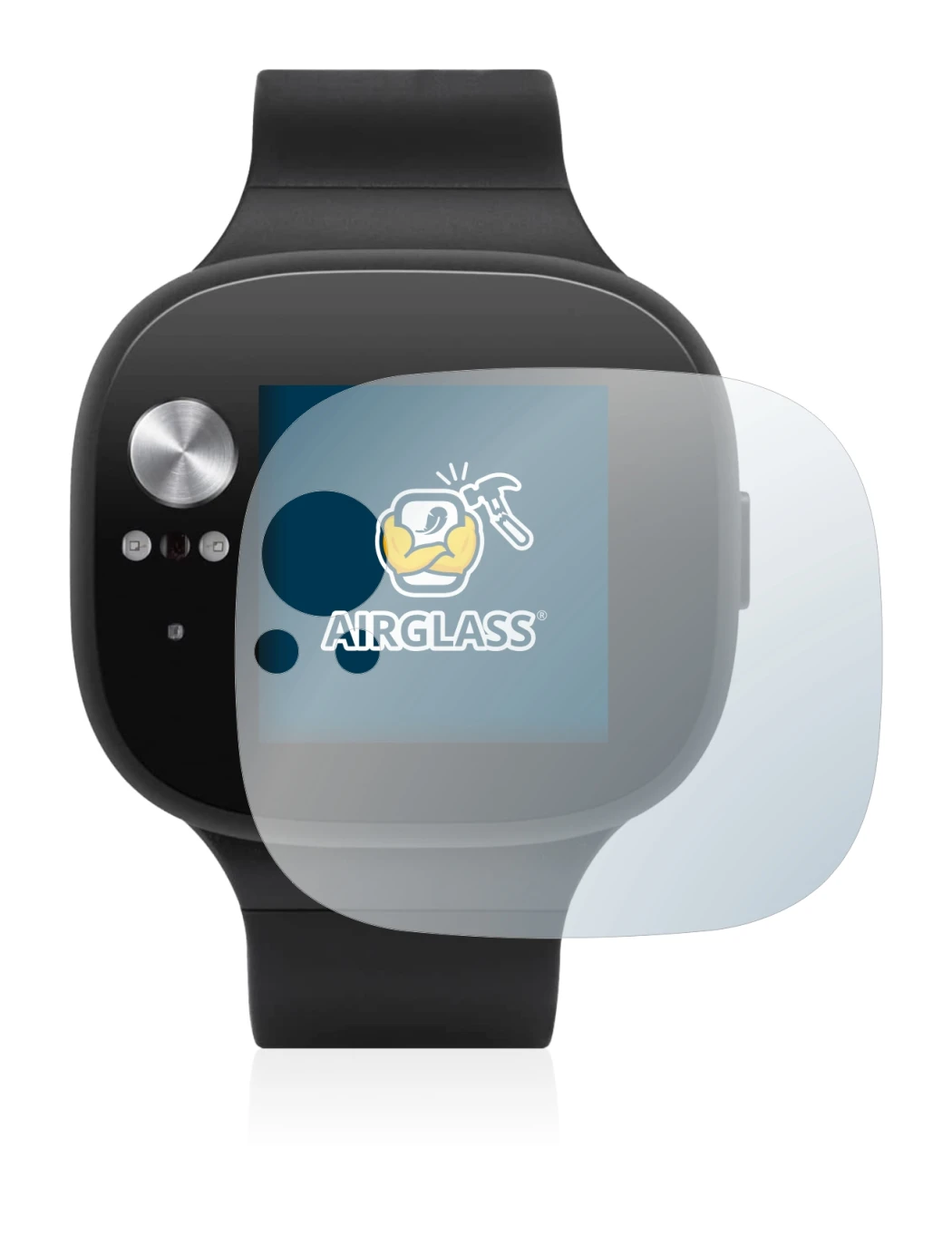 Image de l'appareil ASUS Vivowatch BP avec une grande variété de protections d'écran.