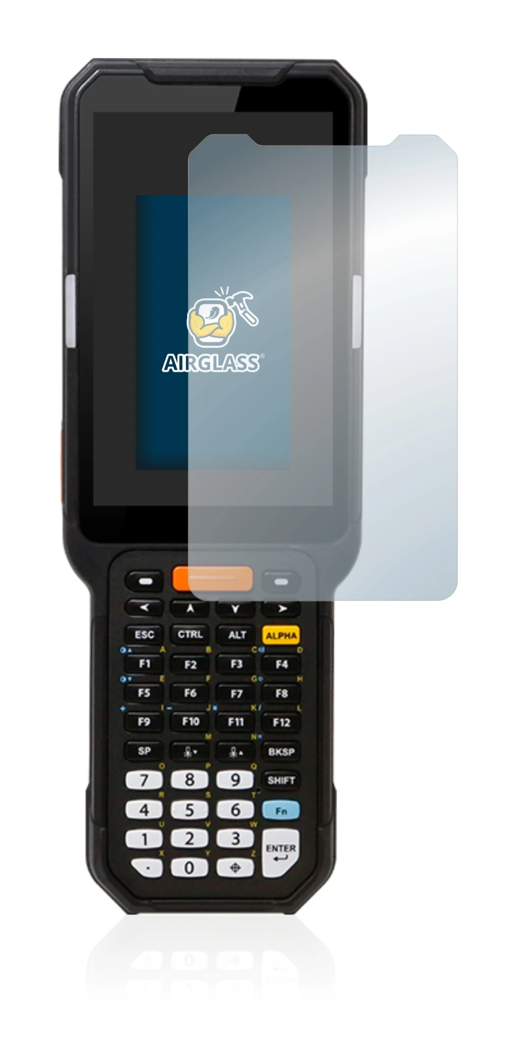 Image de l'appareil Point Mobile PM451 avec une grande variété de protections d'écran.