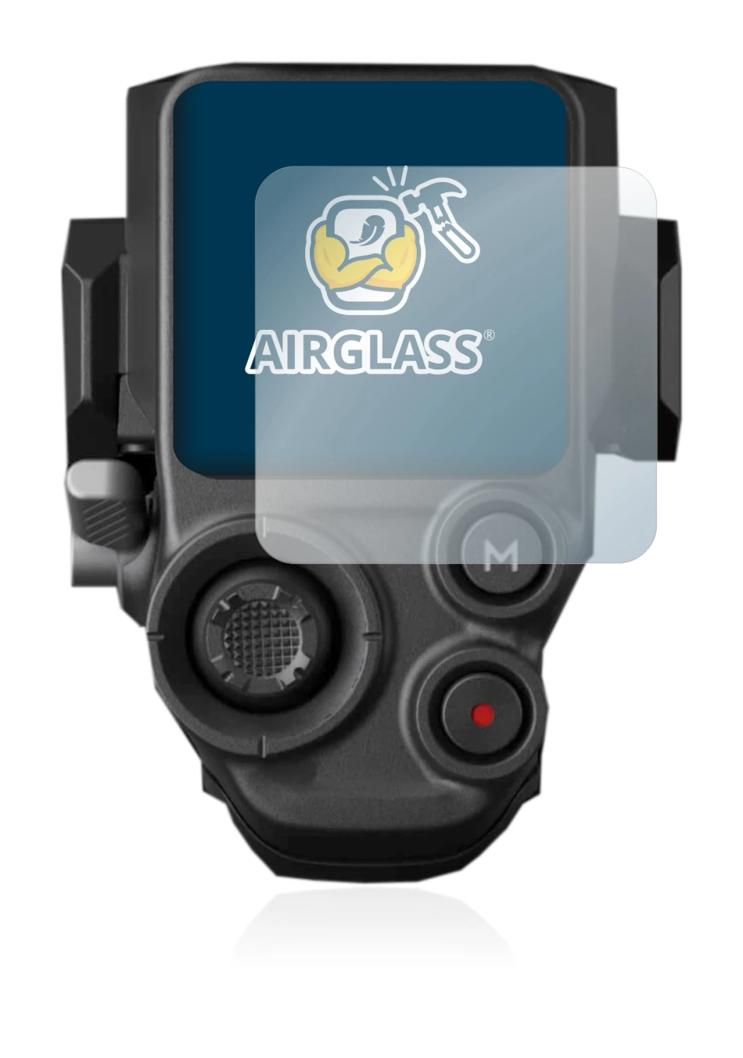 Image de l'appareil DJI RS 3 avec une grande variété de protections d'écran.
