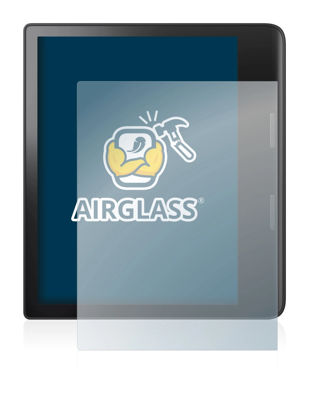 Image de l'appareil Tolino Epos 3 avec une grande variété de protections d'écran.