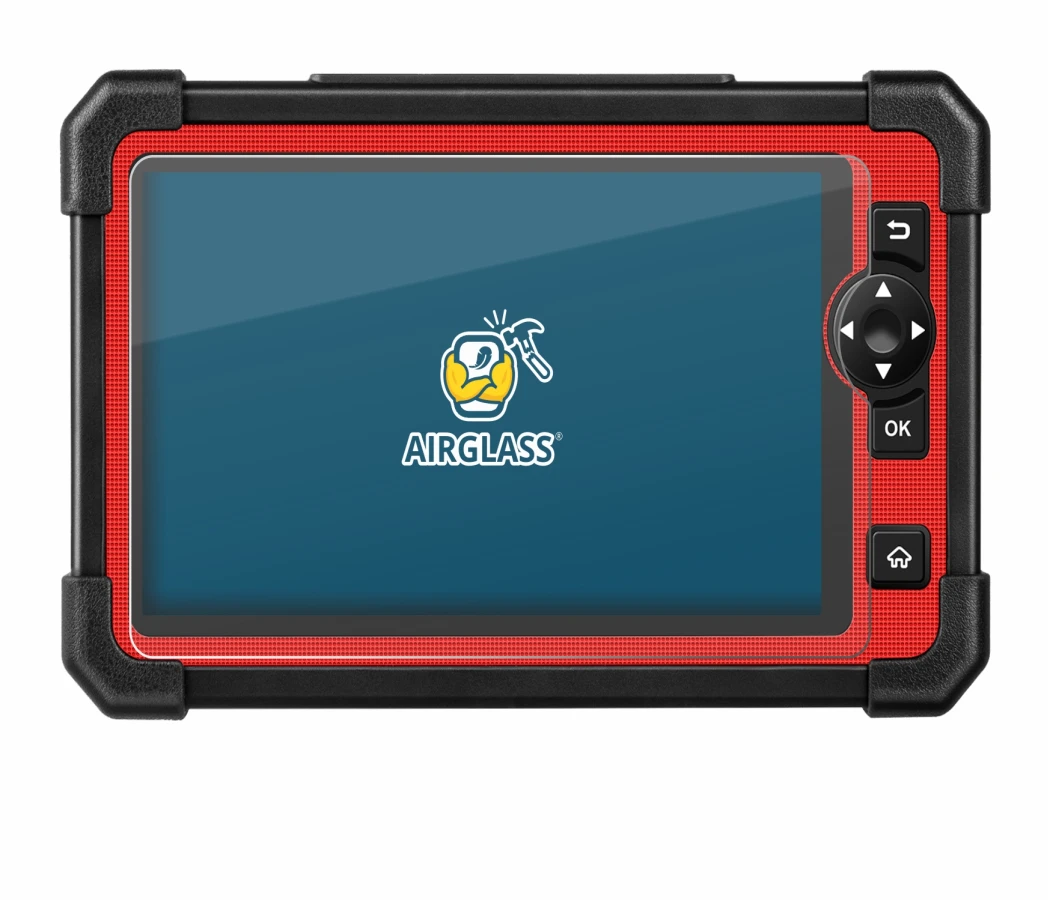 Image de l'appareil Launch X-431 CRP919E avec une grande variété de protections d'écran.