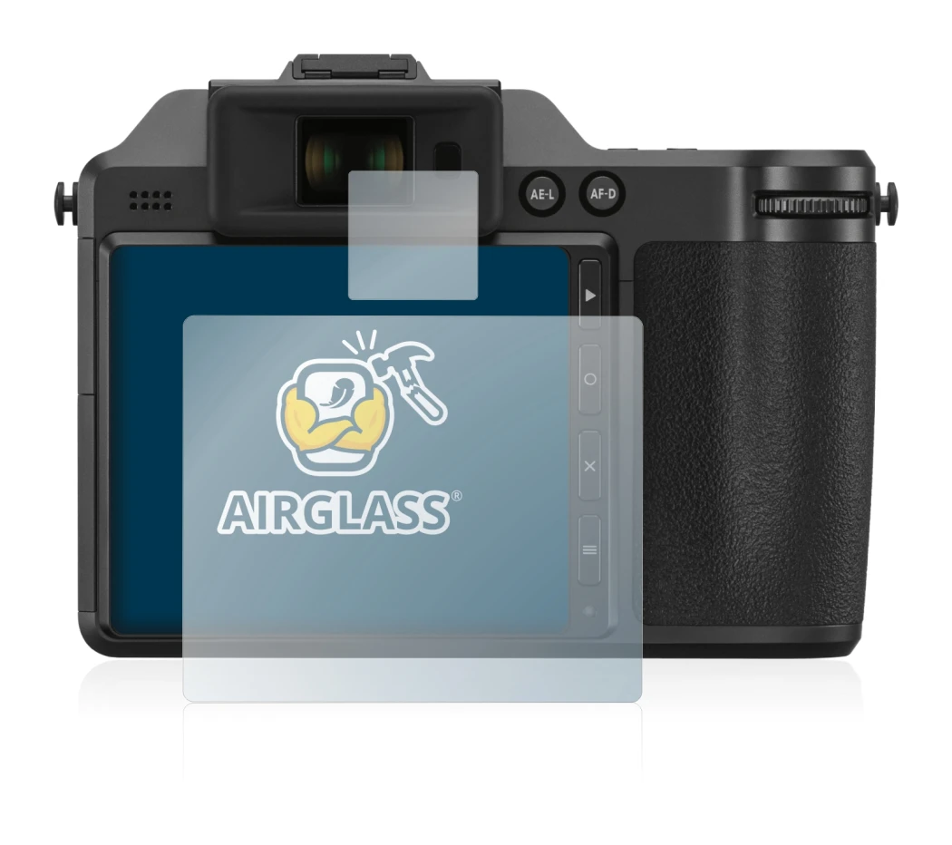Image de l'appareil Hasselblad X2D 100C avec une grande variété de protections d'écran.