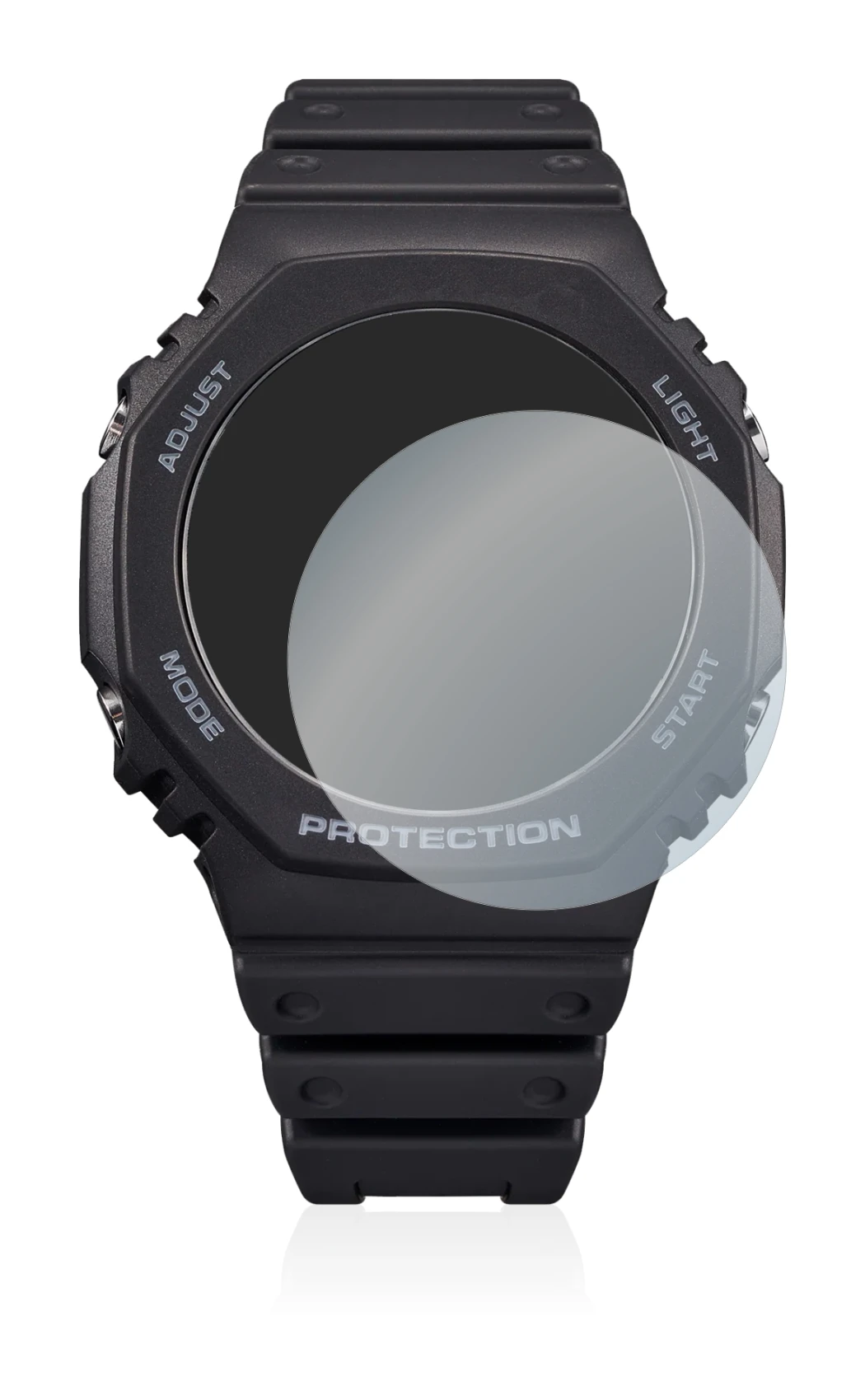 Image de l'appareil Casio G-Shock GA-B2100 avec une grande variété de protections d'écran.