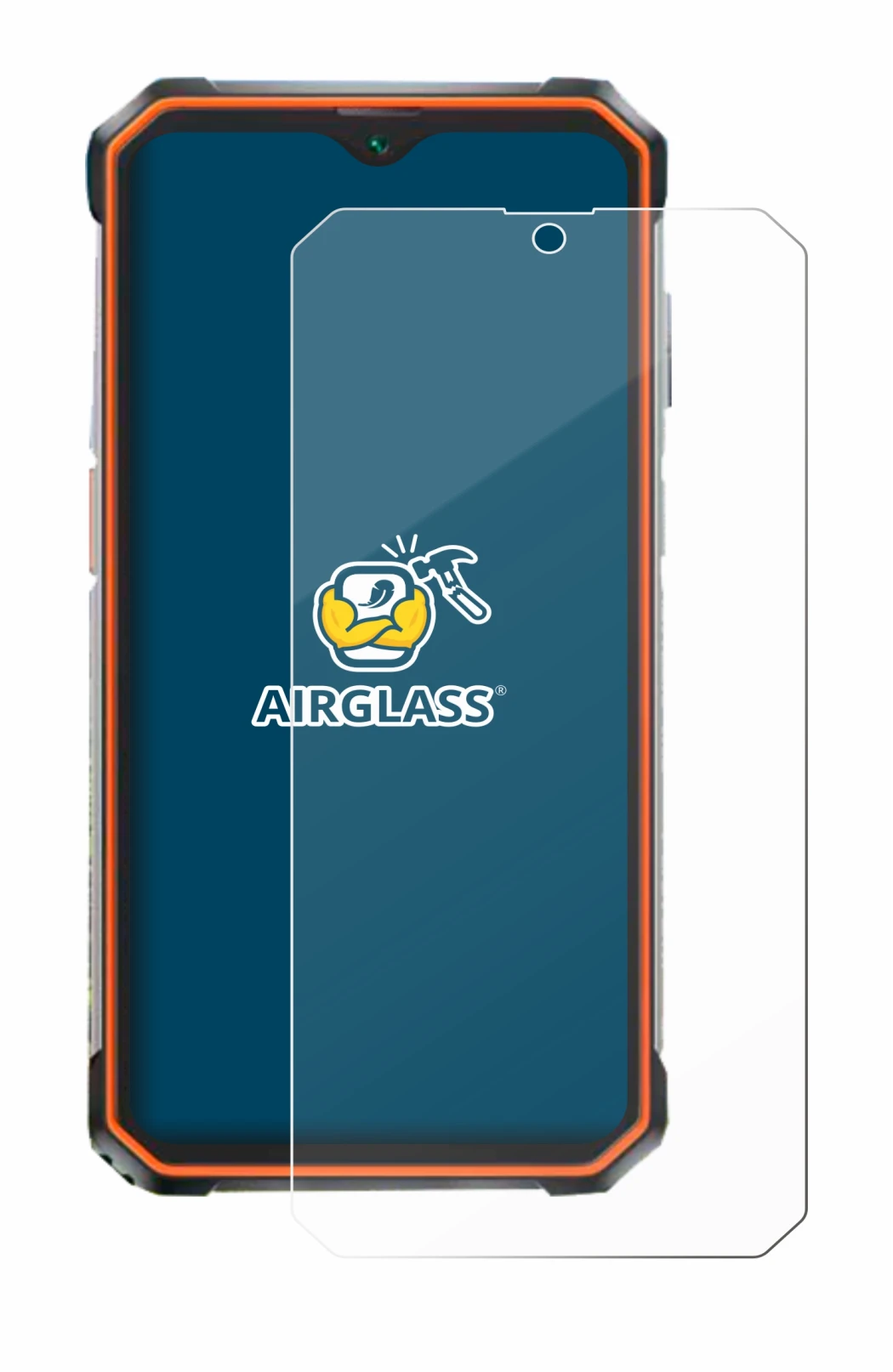 Image de l'appareil Blackview BV9200 avec une grande variété de protections d'écran.