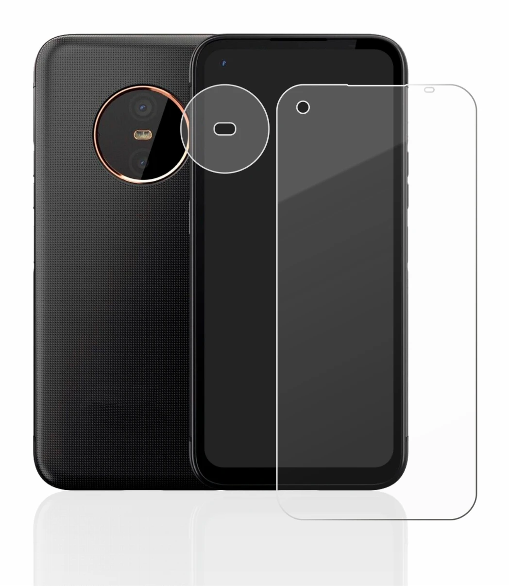 Image de l'appareil Gigaset GX6 (Avant+Caméra) avec une grande variété de protections d'écran.