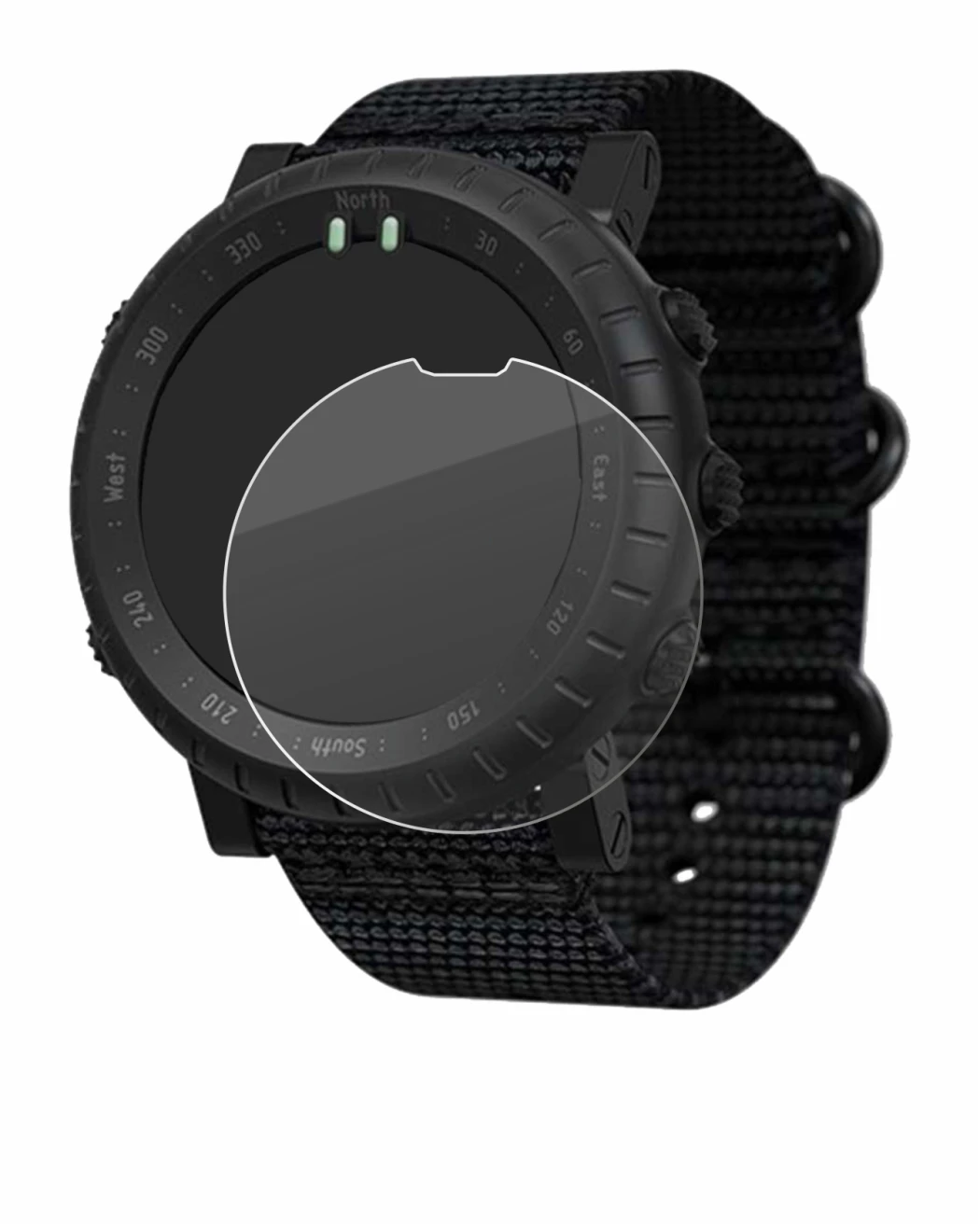 Image de l'appareil Suunto Core Alpha avec une grande variété de protections d'écran.
