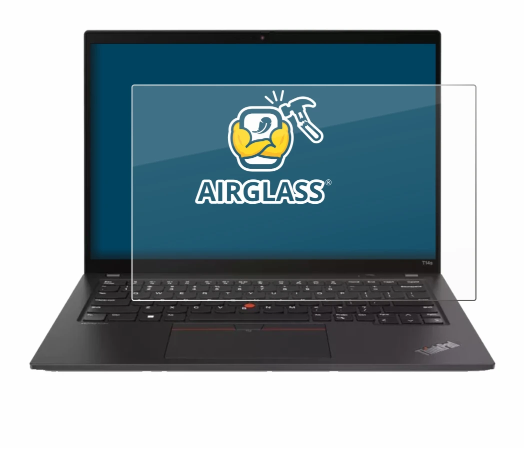 Image de l'appareil Lenovo ThinkPad T14s Gen 4 avec une grande variété de protections d'écran.