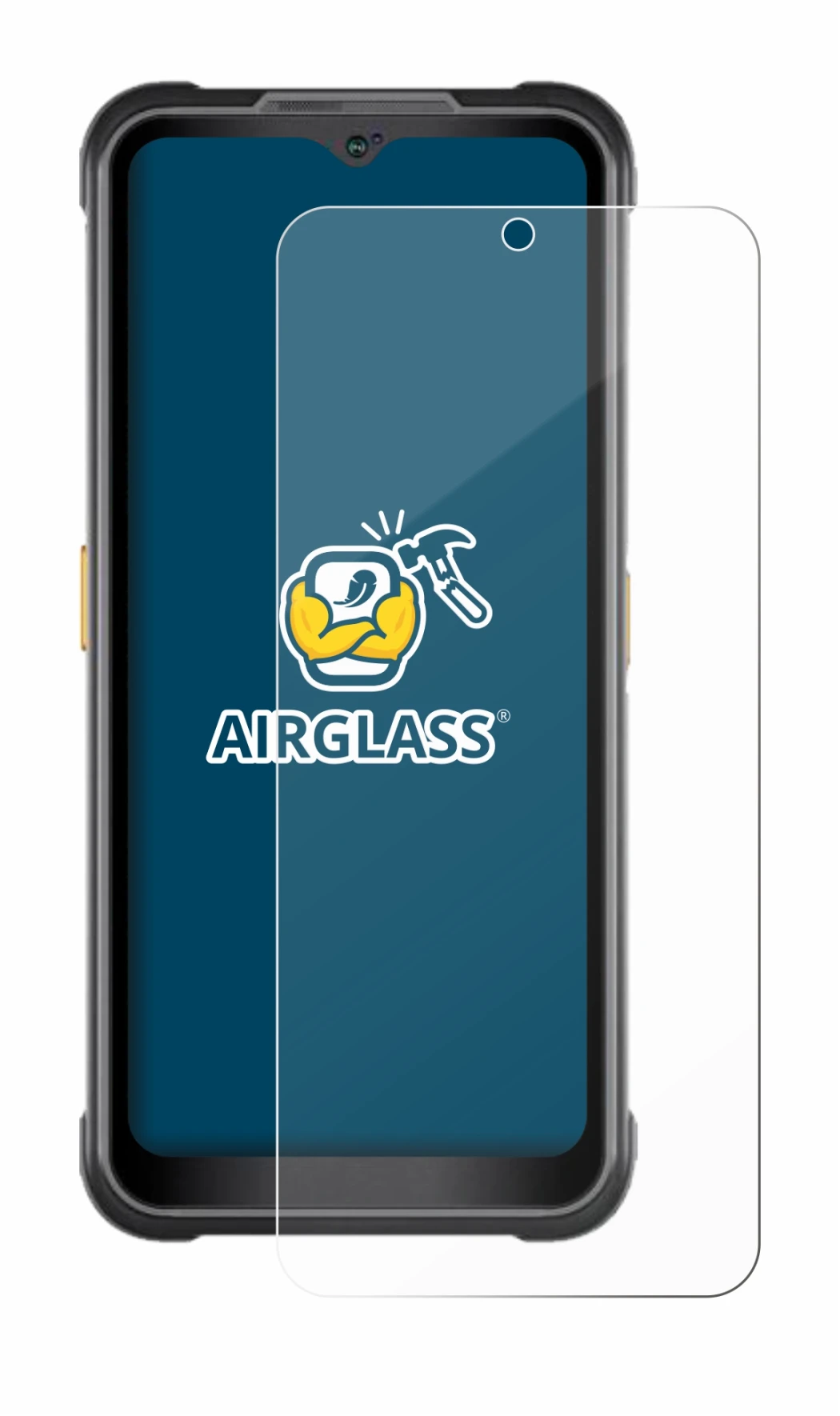 Image de l'appareil AGM G2 Guardian avec une grande variété de protections d'écran.