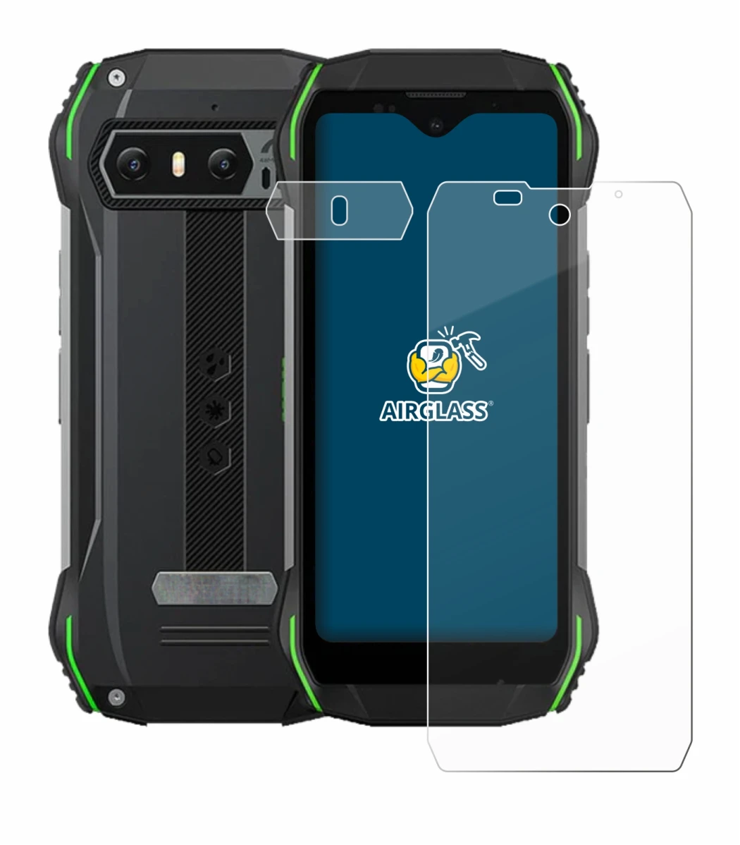 Image de l'appareil Blackview N6000 (Avant+Caméra) avec une grande variété de protections d'écran.