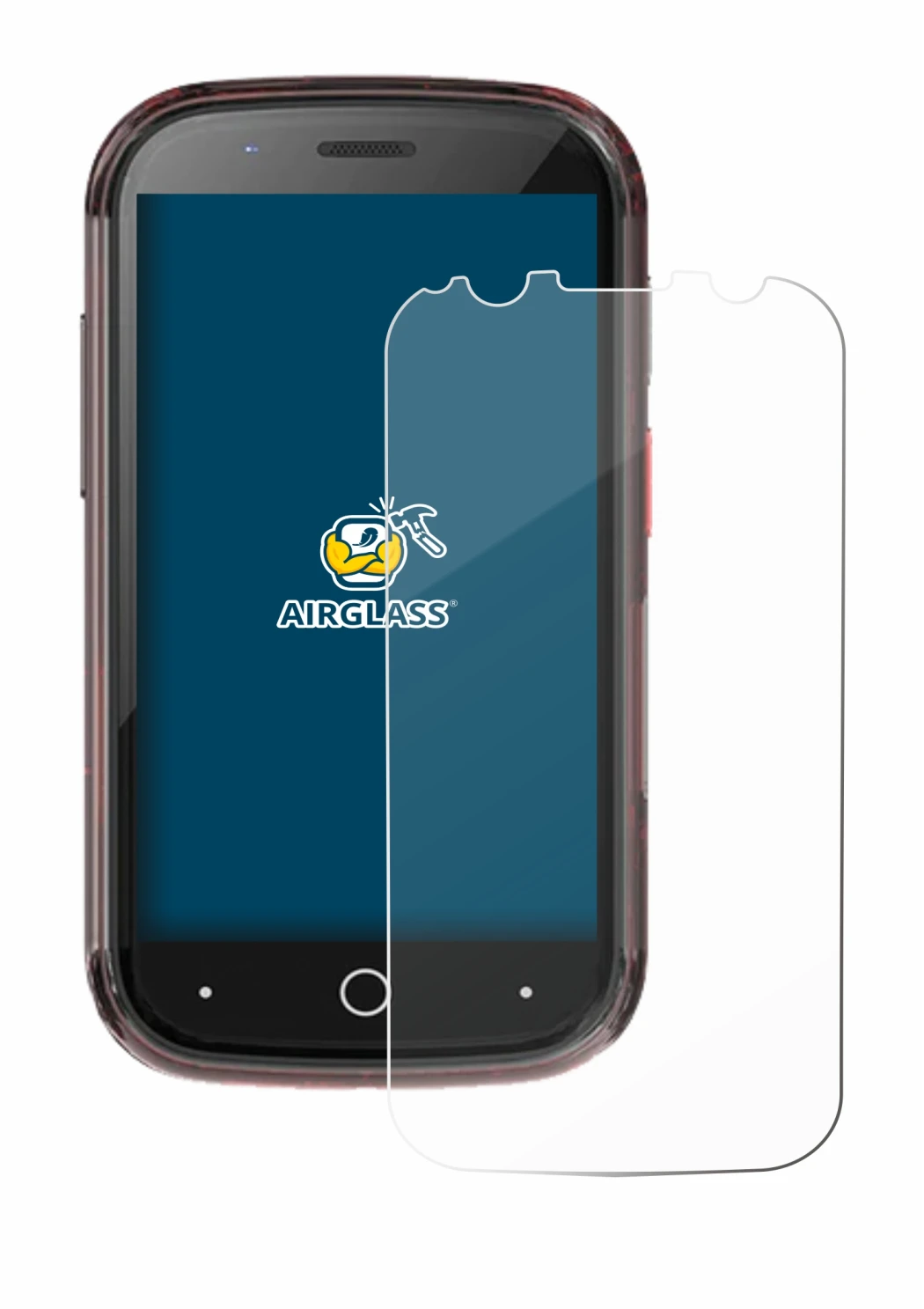 Image de l'appareil Unihertz Jelly Star avec une grande variété de protections d'écran.