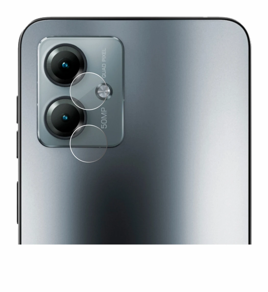 Image de l'appareil Motorola Moto G14 (Caméra UNIQUEMENT) avec une grande variété de protections d'écran.