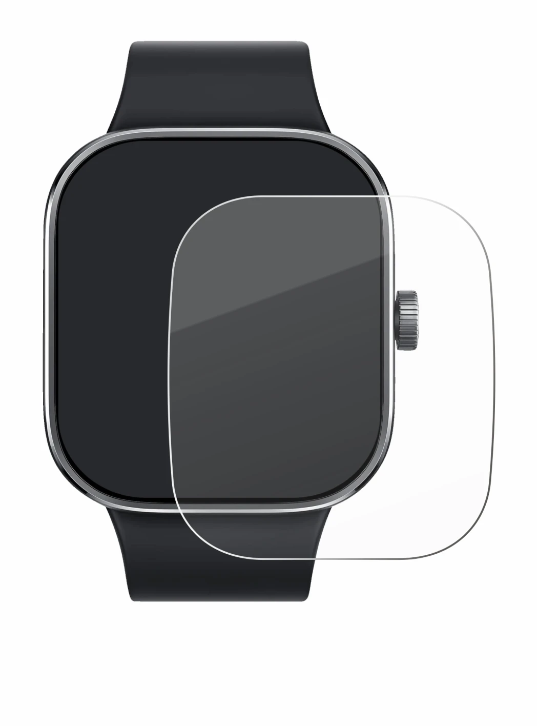 Image de l'appareil Xiaomi Redmi Watch 4 avec une grande variété de protections d'écran.