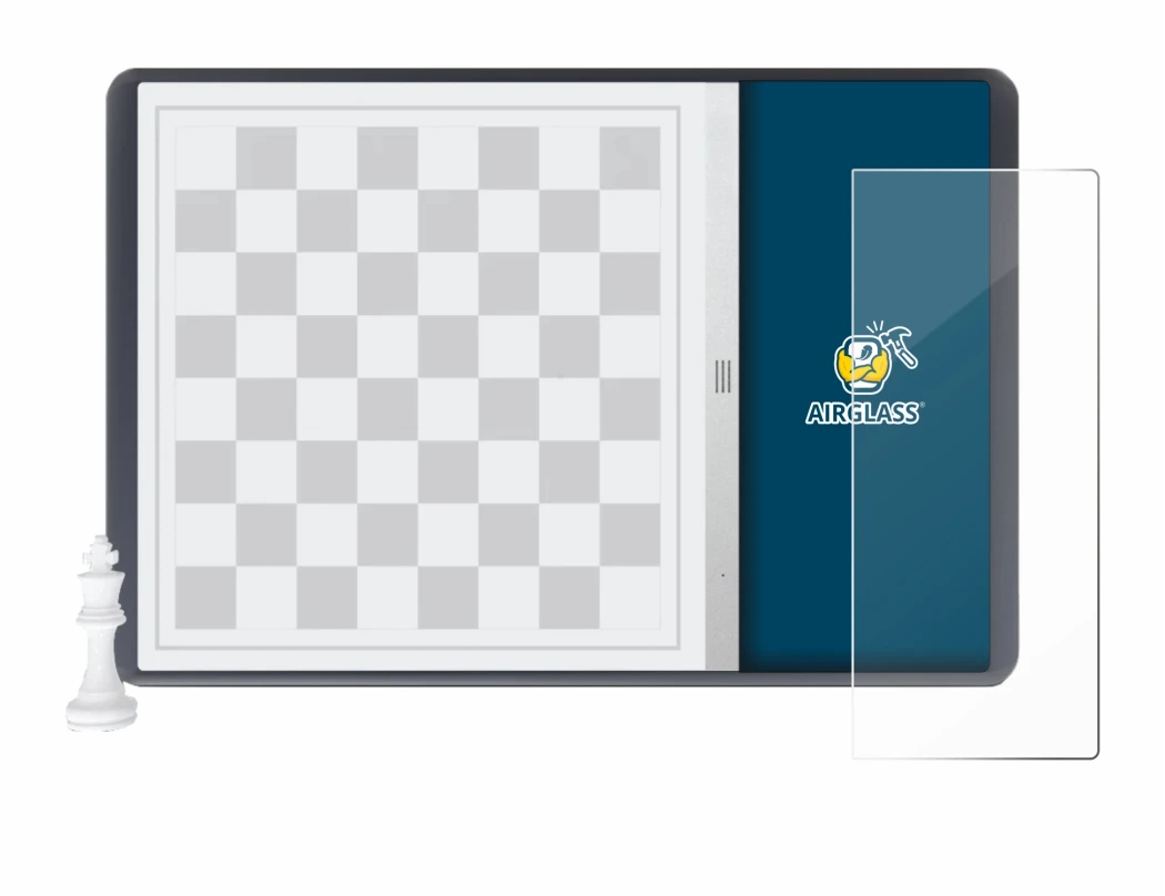 Image de l'appareil Chessnut Evo avec une grande variété de protections d'écran.