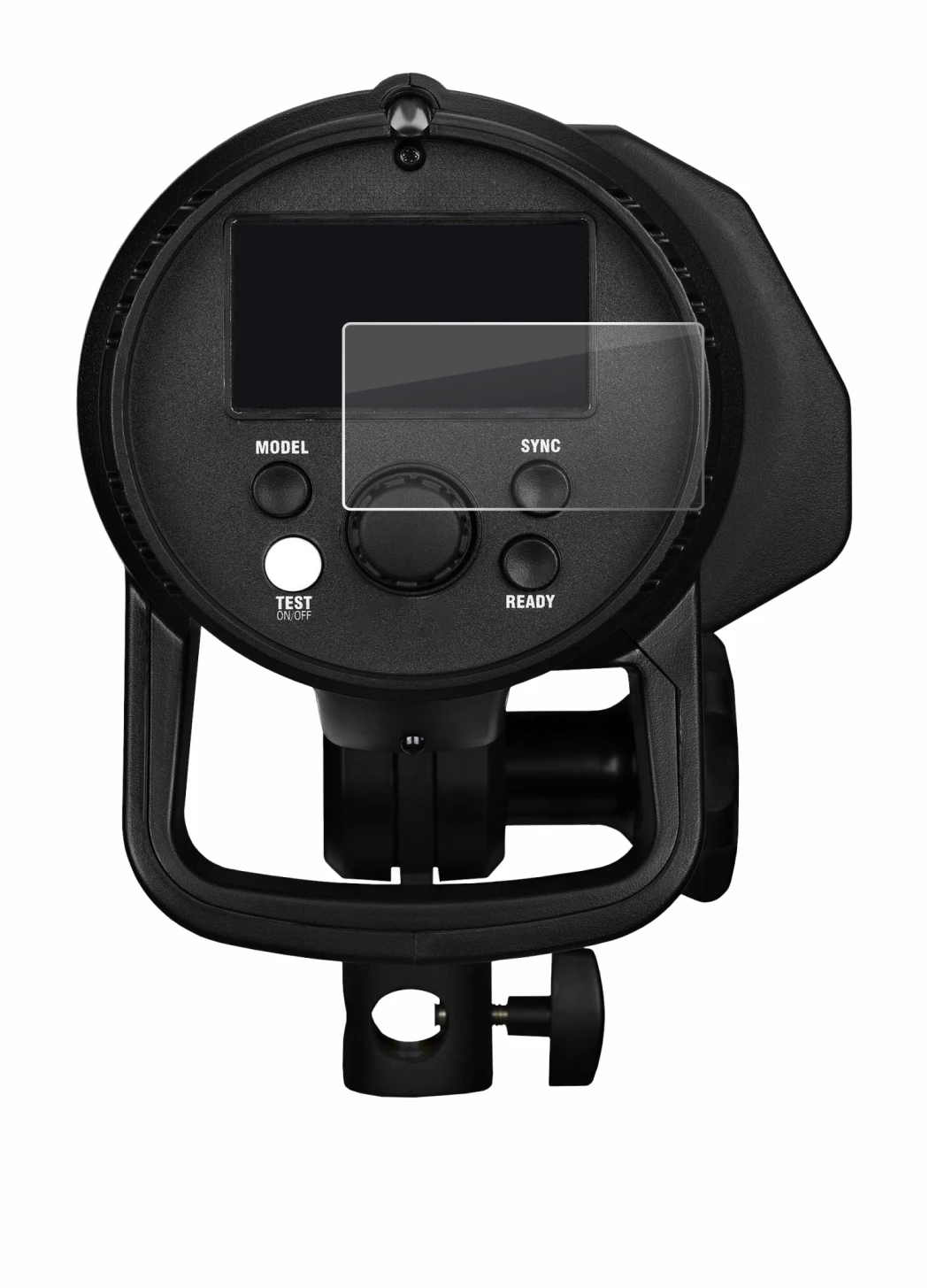 Image de l'appareil Profoto B1X avec une grande variété de protections d'écran.