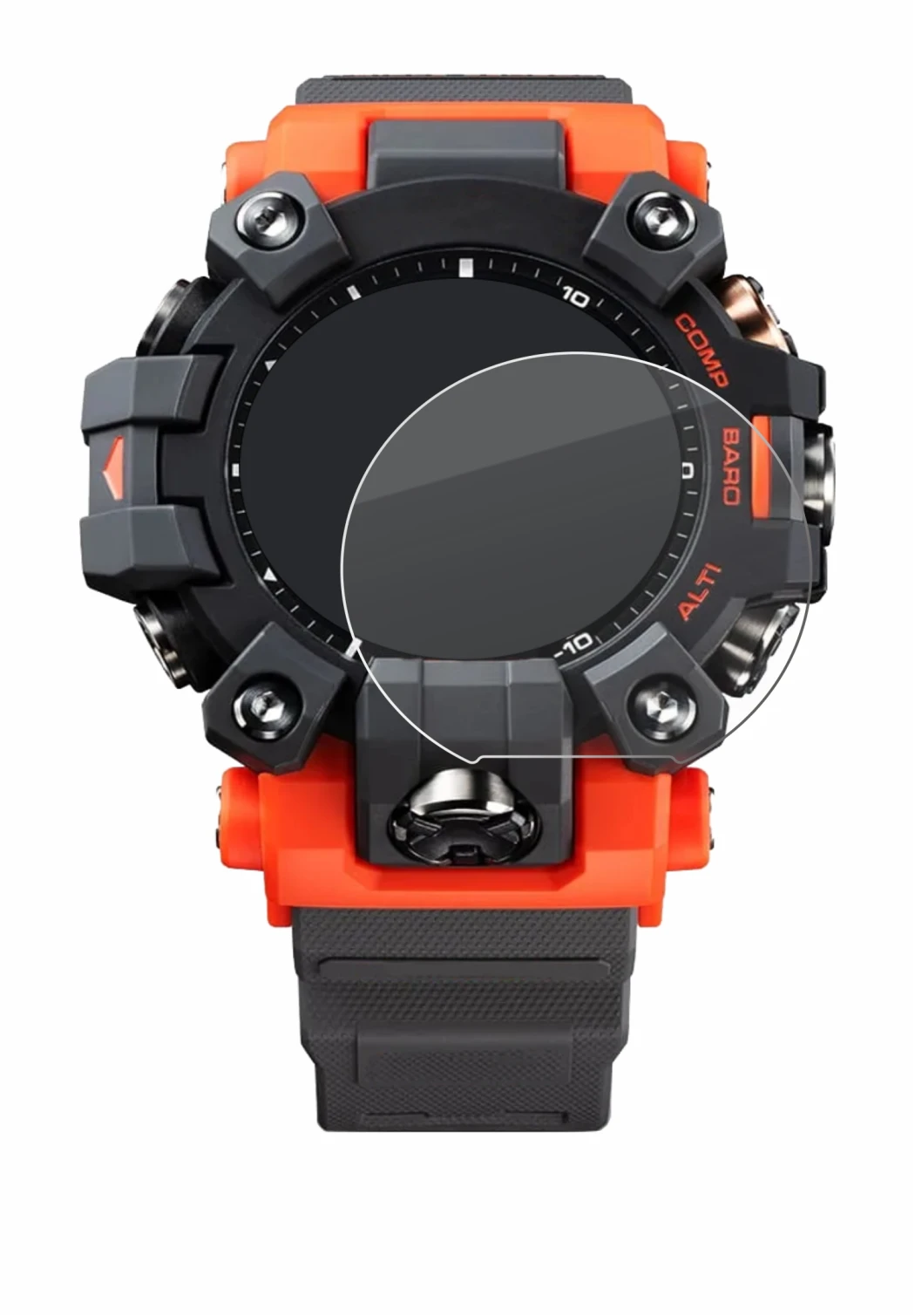 Image de l'appareil Casio G-Shock GW-9500 avec une grande variété de protections d'écran.