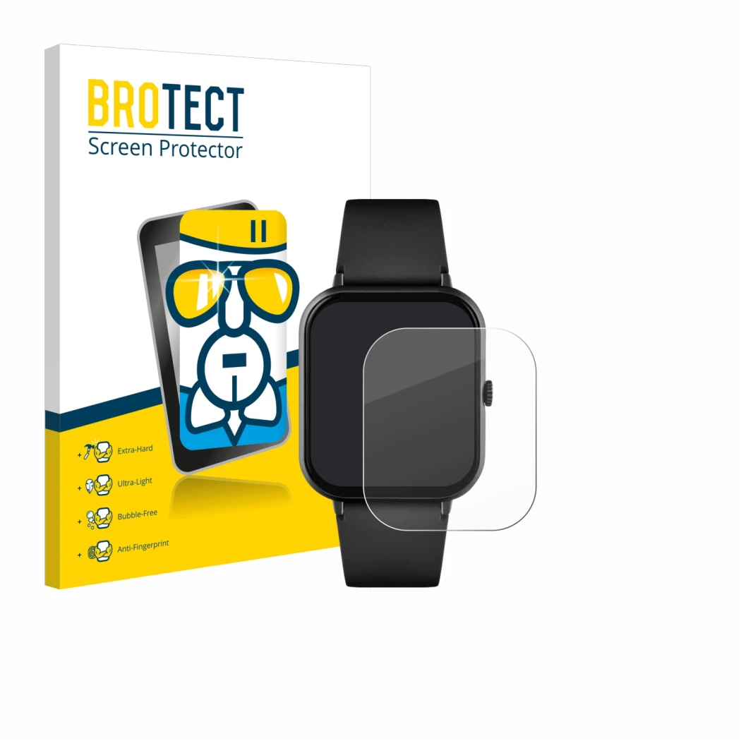 Face avant d’un emballage produit avec le logo de la marque BROTECT. À côté, l’appareil Reflex Active Series 17 est représenté